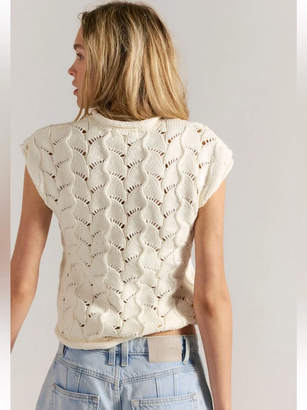 NWT Free People Melvin knit tee